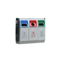 Kültéri 3 rekeszes lomtár